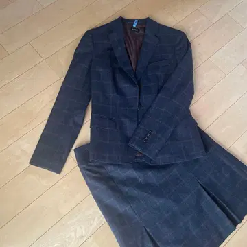 온리 체크 무늬 스커트 수트 only 클리닝 완료