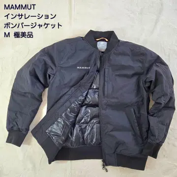 MAMMUT 인슐레이션 봄버 자켓 M 블랙 컨디션 최상