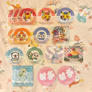 포켓몬 카페 코스터 16개 묶음 판매