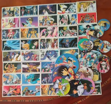 [ 쿠루마다 마사미 ] 세인트 세이야 딱지 세트 쇼와 딱지 딱지 면자