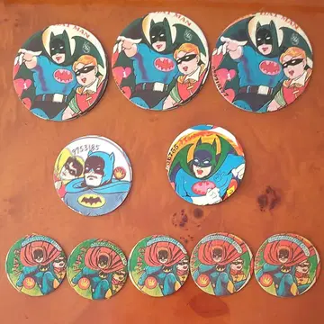 [ 미국 히어로 ] 배트맨 원형 딱지 쇼와 딱지 면자 딱지