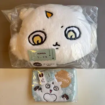치이카와 (먼작귀) 에니마이 복권 D상 쿠션 파우치 그 아이 2점 세트