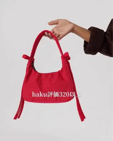 Baggu 빨간색 캔버스 숄더백