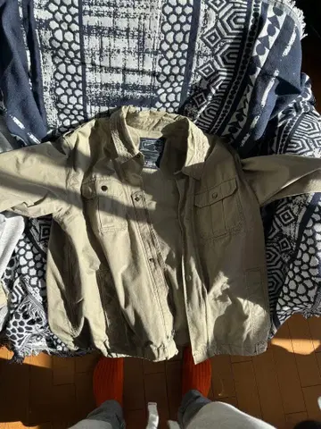 RECONSTRUCTION NJ-99 카키 밀리터리 자켓