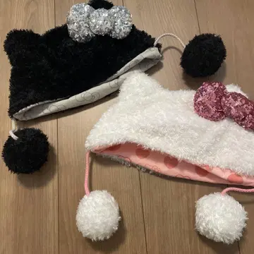 유니버설 키티 모자 스팽글 2개 세트