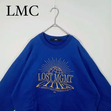 LMC LOST MGMT 트레이닝복 파랑 맨투맨 헤비코튼 L