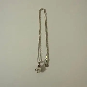 저스틴 데이비스 실버 목걸이