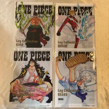 원피스 로그 컬렉션 특전 [ A4 양면 클리어 파일 ] 4장 세트
