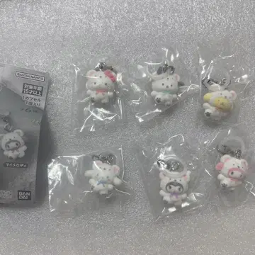 산리오 포근포근 스노우 마커 액세서리 컴플리트 세트 전 6종