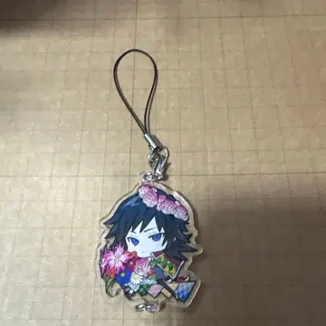 귀멸의 칼날 애니메가 한정판 탄생화 체인 컬렉션 아크릴 스트랩 기유