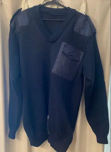 러시아 공군 명령어 스웨터 네이비