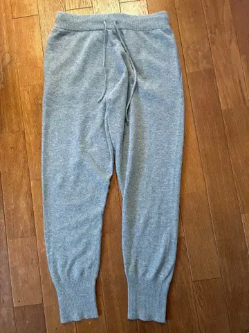 CHAN LUU 그레이 조거 팬츠 울 100%