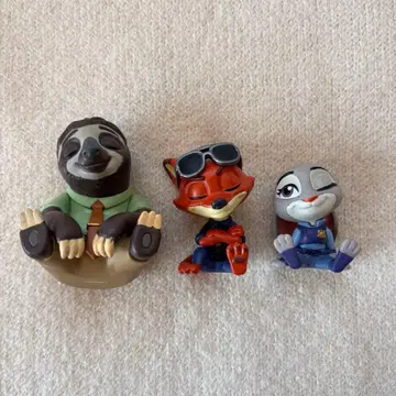 주토피아 어깨 쿵 피규어 part2 닉 주디 플래시 3종 세트