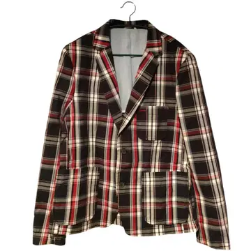 새상품 ZARA MAN 체크 무늬 테일러드 자켓 XL