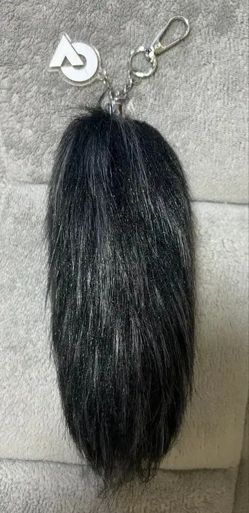 DUSTCELL 퍼 키링 블랙