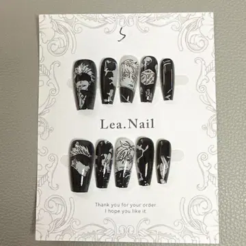 네일 칩 덕질 네일 아픈 네일 주술회전 고죠 사토루 S 사이즈