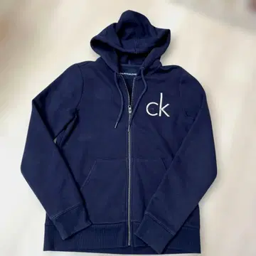 Calvin Klein Jeans 네이비 속기모 후드티 캘빈클라인