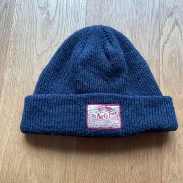 The North Face 네이비 니트 모자