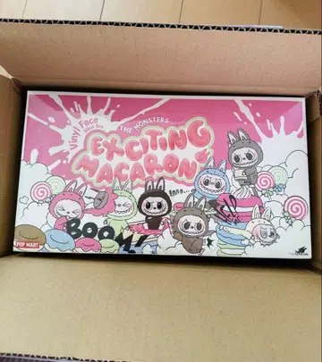 정품 POPMART LABUBU 마카롱 라부부 모듬 박스