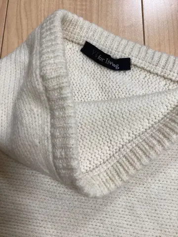 와이즈 포 리빙 디자인 니트 판초 변형 Y's for living