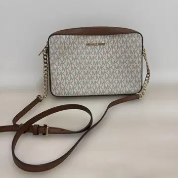 Michael Kors 숄더백 화이트/브라운