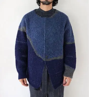 정가 89100엔 amachi 알파카 그라데이션 가디건