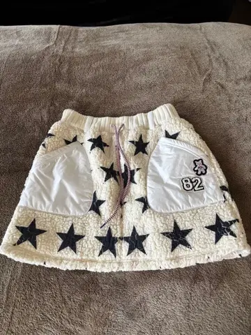 Callaway 별 패턴 플리스 스커트 M 사이즈