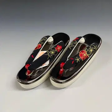 미사용 새상품 통굽 타입 조리 프리 사이즈 블랙