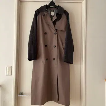 Te chichi 절개 트렌치코트 카키&그레이