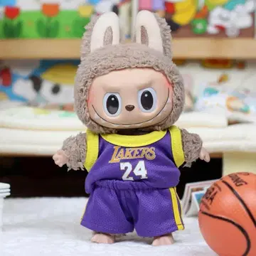 LABUBU Lakers 농구 유니폼 세트 옷 갈아입기