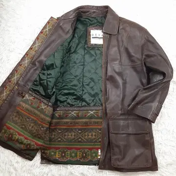 새상품급 DEYA 데야 가죽 자켓 다크 브라운 스페인산