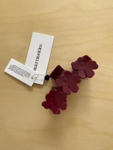 마리메꼬 새상품 Mini Unikko Hair Clip 헤어 클립