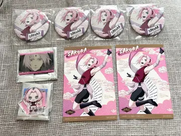 NARUTO 사쿠라 두루마리 팝업 캔뱃지