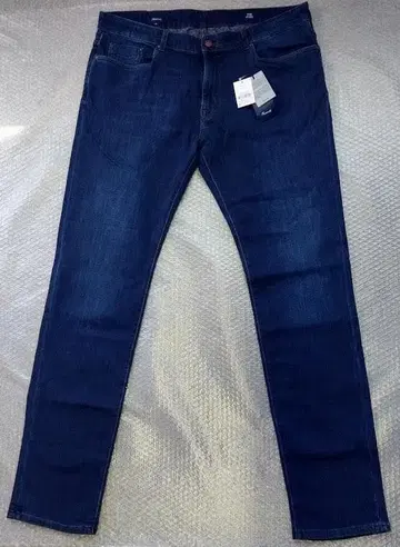 [택 포함] Faconnable 40인치 데님 팬츠 스트레치 블루