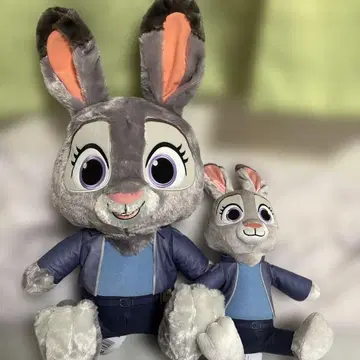 주토피아2 슈퍼 라지 봉제 인형 L 봉제 인형 주디 2종 세트