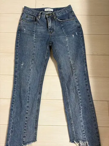 SELECT MOCA 셀렉 모카 청바지 센터 프레스 데미지 S