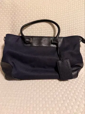 토트백 PELLE MORBIDA 비즈니스 백 가죽 네이비