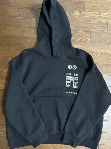 H&M 블랙 후드티 XL