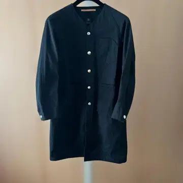 SCYE BASICS 엔지니어 코트 블랙 36 코튼