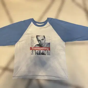 Trainspotting 프린트 7부 소매 티셔츠 M