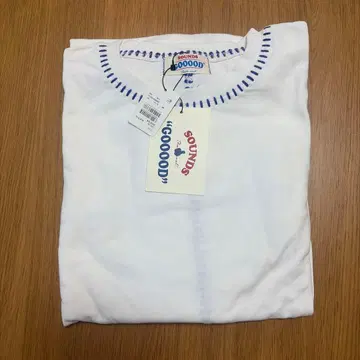 SOUNDS GOOOOD 긴팔 T셔츠 화이트 택 포함 새상품