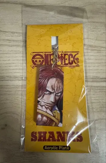 원피스 ONE PIECE 샹크스 아크릴 플레이트 키링