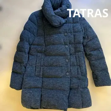 TATRAS 울 코트 다크 그레이 다운 90% M 사이즈