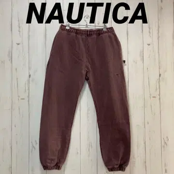 노티카 스웨트 팬츠 원포인트 자수