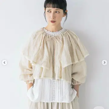 사만사 모스모스 kazumi 케이프 포함 볼레로 베이지