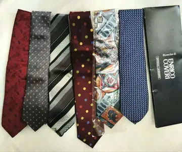 익명 배송 실크 100% 넥타이 6개 묶음 판매 새상품 미사용품 포함