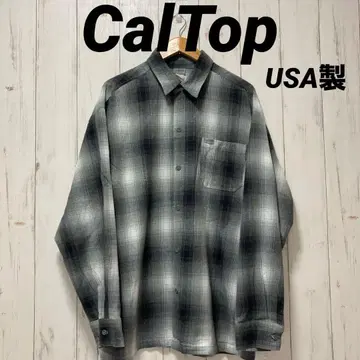 CalTop 옴브레 셔츠 섀도우 USA L 사이즈