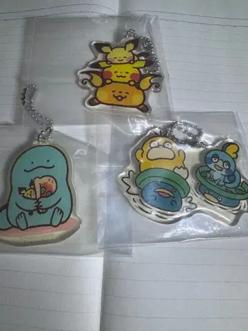 포켓몬 카나헤이 콜라보 아크릴 키링 3종