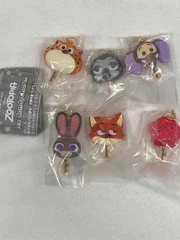 주토피아 아이스캔디 참 전6종 컴플리트 메루카리 택배 발송