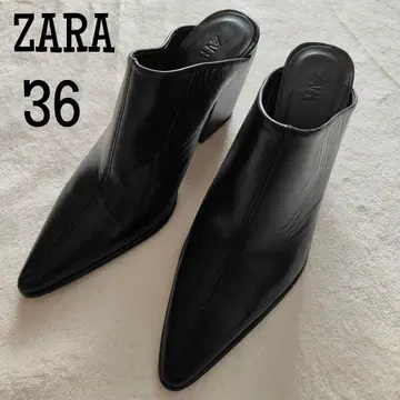 ZARA 스틸레토 힐 슈즈 36 뮬